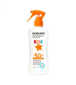 Babaria - Protector solar infantil en spray SPF50+