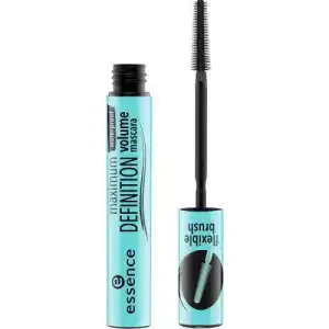 Essence Cosmetics Maximum Definition Negro Waterproor Máscara de Pestañas Waterproof