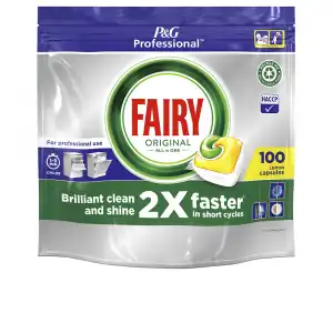 Fairy Todo En 1 Limon lavavajillas 100 cápsulas