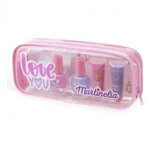 MARTINELIA Super Girl Nail & Lip Gloss Bag 1 und Neceser Esmalte de Uñas y Brillo de Labios