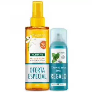 Pack Aceite SPF 30 + Champú Seco Menta