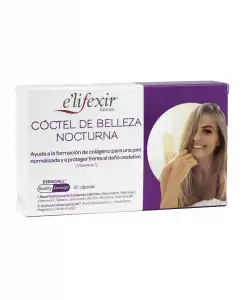 E'lifexir - 30 Cápsulas Coctel Belleza Nocturna Ácido Hialurónico Elifexir Esenciall Elifexir.