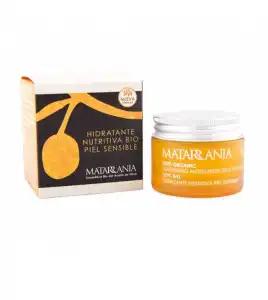 Matarrania - Crema facial hidratante nutritiva 100% Bio - Piel sensible