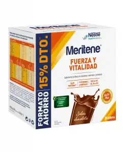 Meritene - 30 Sobres Polvo Chocolate Meritene.