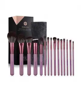 Eigshow - Set 15 brochas de maquillaje Jade Series - Smoke purple