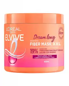 L'Oréal Paris - Mascarilla Capilar Fiber Mask XXL Dream Long Elvive