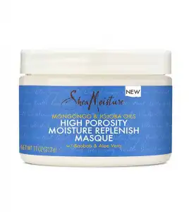 Shea Moisture - Mascarilla hidratante para cabello con porosidad alta - Aceites de mongongo y jojoba