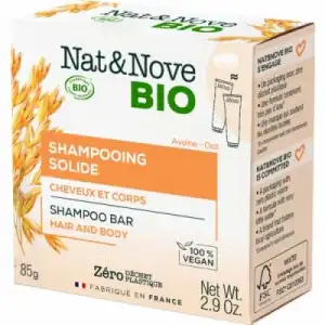 Naturanove Champú Sólido Cabello Cuerpo, 85 gr