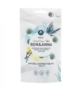 Ben & Anna - Gel de ducha en pastillas 200g - Aqua