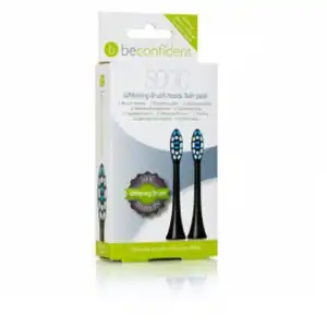 Sonic Toothbrush Heads Whitening Black lote 2 pz