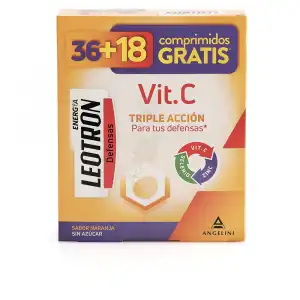 Vitamina C triple acción comprimidos efervescentes 36 + 18 de regalo #Naranja 54 u