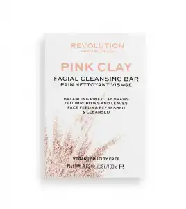 Revolution Skincare - Jabón facial sólido Pink Clay