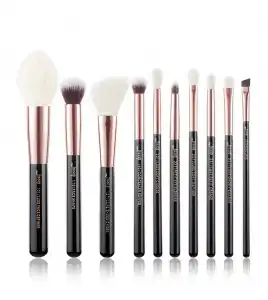 Jessup Beauty - Set de brochas 10 piezas - T163: Black/Rose Gold