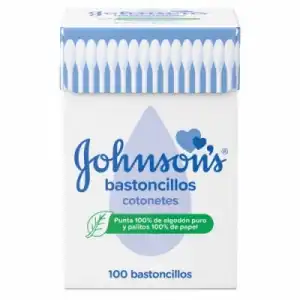 Johnson´s Johnson's Baby Bastoncillos para Bebé con Extremos de, 100 un