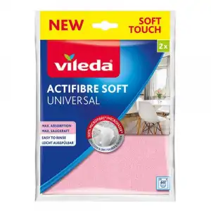 VILEDA Actifibre Universal 2 und Bayeta Microfibras Máxima Absorción