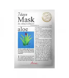 Ariul - Mascarilla facial calmante 7 Days - Aloe