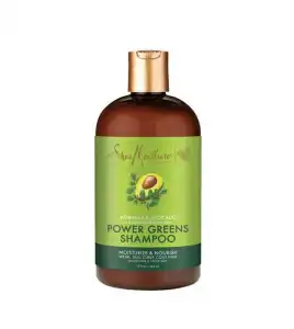 Shea Moisture - Champú hidratante Power Greens - Moringa y aguacate