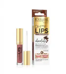 Eveline Cosmetics - Brillo de labios voluminizador Oh! My Lips - Chocolate