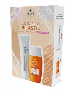 Rilastil - Pack Aventurero Water Touch SPF50+ Fluido Fotoprotector Antiedad Y Aqua Intense 72h Gel Hidratante