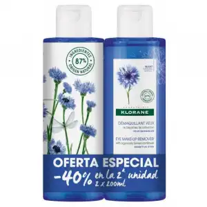 Pack Dúo Desmaquillante de Ojos al Aciano 200 ml