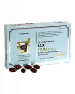 Pharma Nord - Cápsulas Para El Cansancio Y La Fatiga ActiveComplex Q10 GOLD 100 Mg