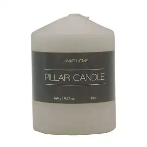 Pillar Candle Gris 260Gr