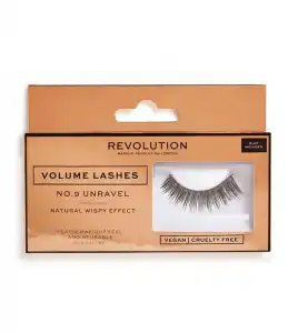 Revolution - Pestañas postizas Volume Lashes - Nº.9 Unravel