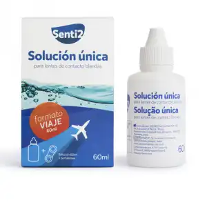 Única solución con ácido hialurónico + portalentes 60 ml