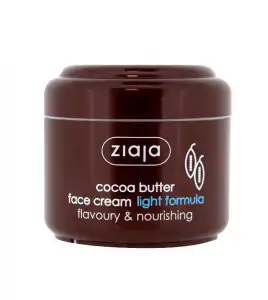 Ziaja - Crema facial de fórmula ligera con manteca de cacao 100ml