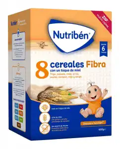 Nutribén® - Papilla De 8 Cereales Y Miel Fibra