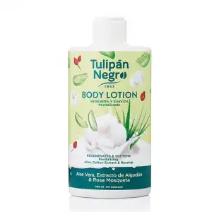 Body Lotion Aloe Vera, Extracto De AlgodÃ³n & Rosa Mosqueta