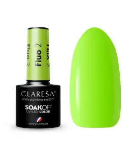 Claresa - Esmalte semipermanente Soak off - 02: Fluo