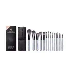 Eigshow - Set 15 brochas de maquillaje Jade Series - Agate Grey