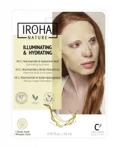 Iroha Nature - Mascarilla Facial Tisú Iluminadora E Hidratante Con Vitamina C