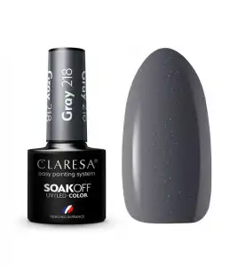 Claresa - Esmalte semipermanente Soak off - 218: Gray