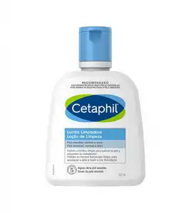 Cetaphil - Loción limpiadora para rostro y cuerpo pieles sensibles y secas - 237ml