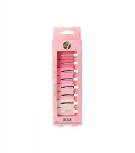 W7 - Pack de 8 pinzas para el pelo - Blush