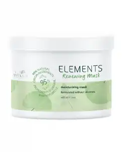 Wella Professionals - Mascarilla Hidratante Renovadora Sin Siliconas Elements 500 Ml