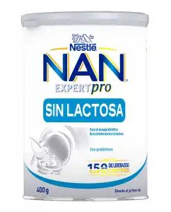 NESTLE - Leche Para Lactantes Sin Lactosa Nan AL 110 Sin Lactosa En Polvo 0 A 12 Meses 400 G Nestlé