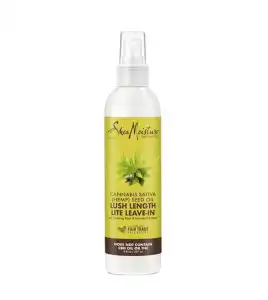 Shea Moisture - Tratamiento sin aclarado Lush Length - Aceite de semilla de Cannabis Sativa