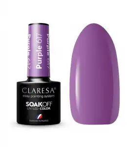 Claresa - Esmalte semipermanente Soak off - 617: Purple