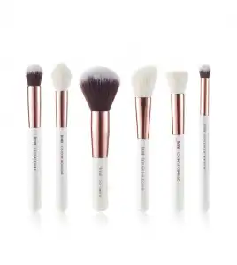 Jessup Beauty - Set de brochas 6 piezas - T224: White/Rose Gold