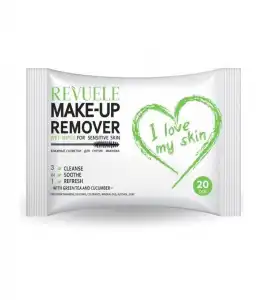 Revuele - Toallitas desmaquillantes para pieles sensibles I love my skin