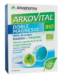 Arkopharma - 30 Cápsulas Doble Magnesio Bio Arkovital