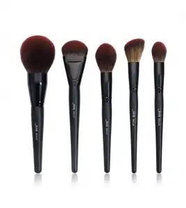 Jessup Beauty - Set de brochas 5 piezas Black Face Collection - T273: Makeup Lover (Phantom Black)