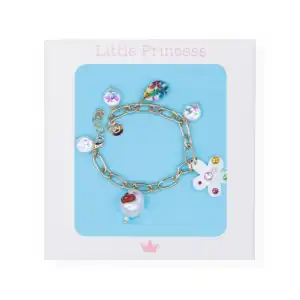 Little Princess Pulsera Eslabones Perlas