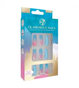 W7 - Uñas postizas Glamorous Nails - Ice Ice