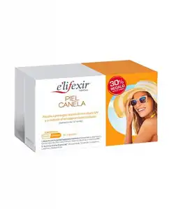 E'lifexir - 40 Cápsulas Autobronceadoras Piel Canela Esenciall ®