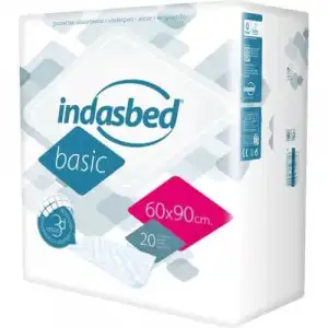 Indasbed basic protege camas 60x90 cm 20 unidades