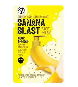 W7 - Mascarilla facial Super Skin Superfood - Banana Blast